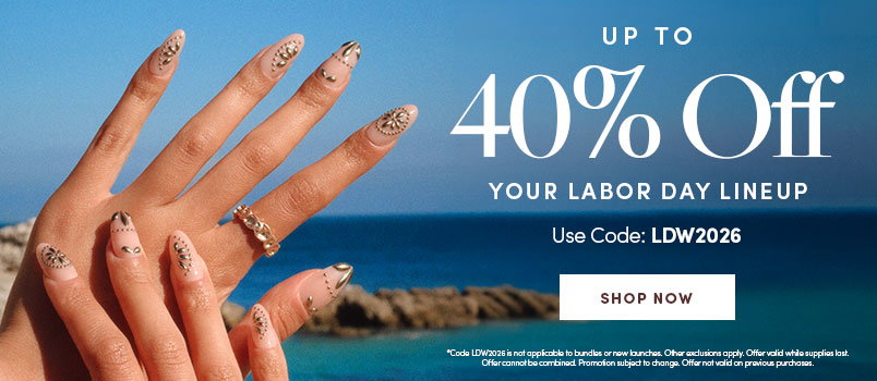 Up To 40% Off Your Labor Day LineUp. Use Code: LDW2026. Shop Now