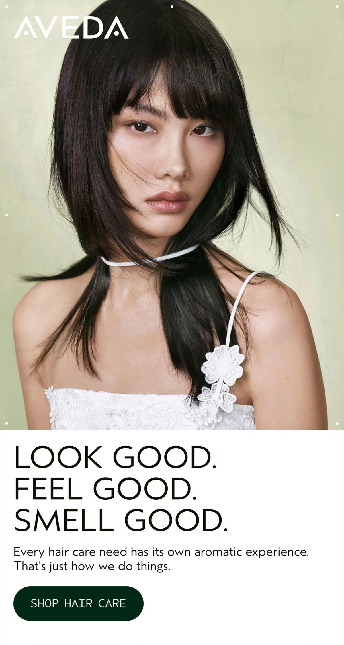 AVEDA | LOOK GOOD. FEEL GOOD. SMELL GOOD. | Every hair care need has its own aromatic experience. That's just how we do things. | SHOP HAIR CARE