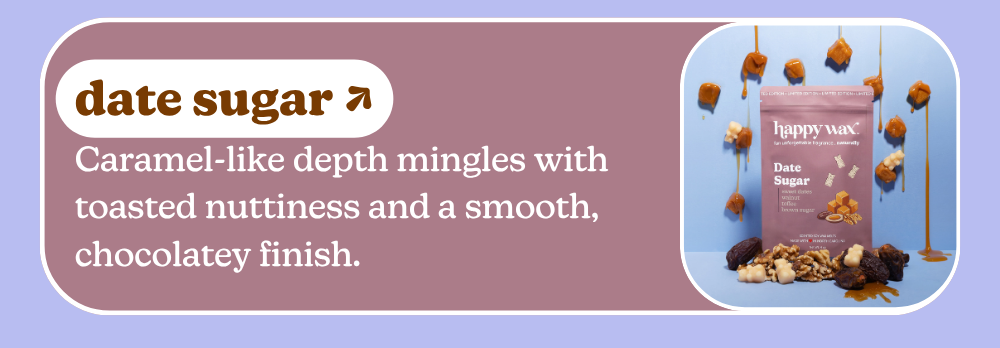 date sugar: Caramel-like depth mingles with toasted nuttiness and a smooth, chocolatey finish.