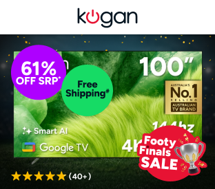 Kogan 100" QLED 4K 144Hz Smart AI Google TV Product Image