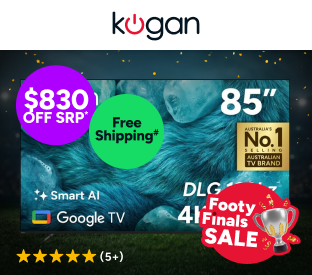 Kogan 85" QLED 4K Smart AI Google TV Product Image