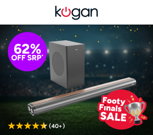 Kogan 3.1 Channel 230W Dolby Soundbar with Wireless Subwoofer (Wood-Grain Finish) Product Image