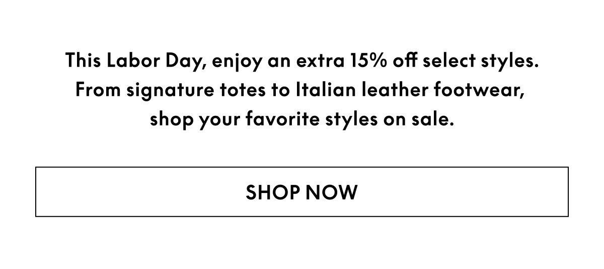 rom  signature totes to Italian leather footwear, shop your favorite styles on sale.