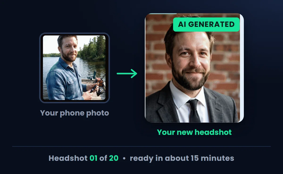 InstaHeadshots AI Headshot Generator Starter Plan: One-Time Purchase