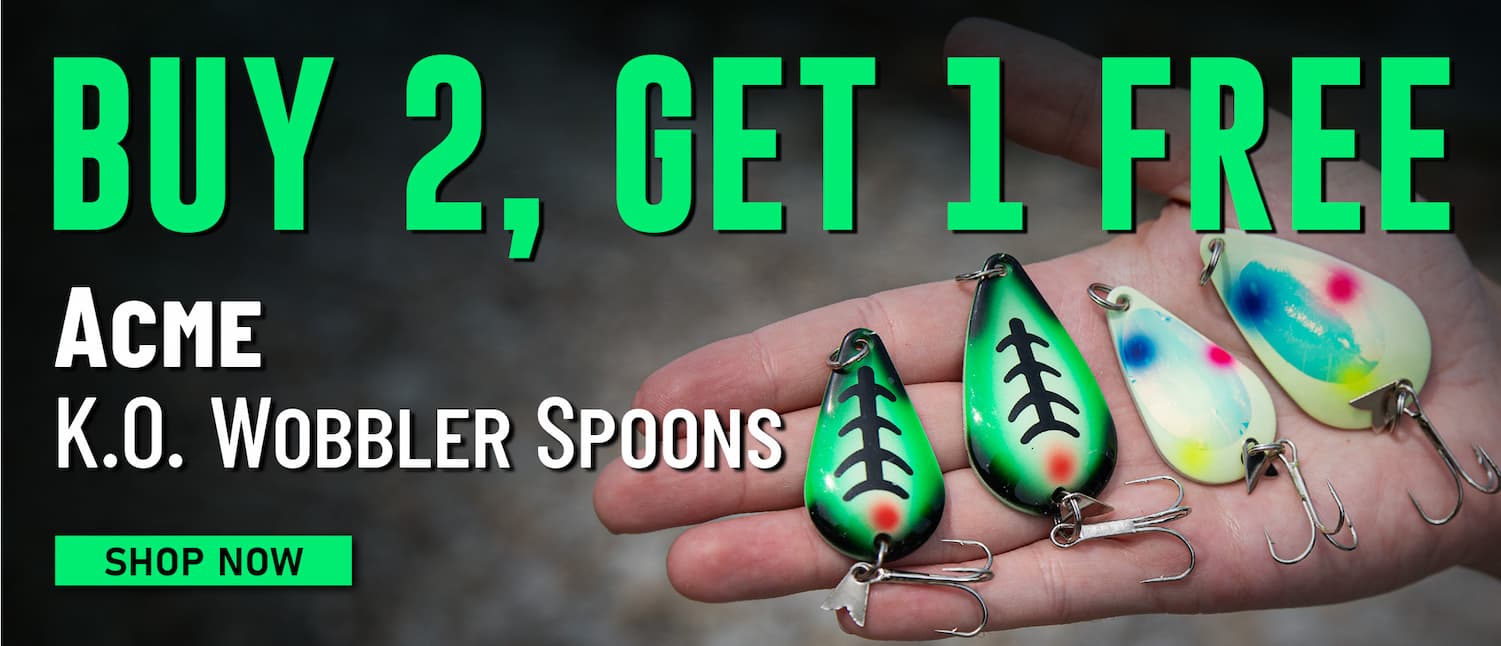 Buy 2, Get 1 Free Acme K.O. Wobbler Spoons Shop Now