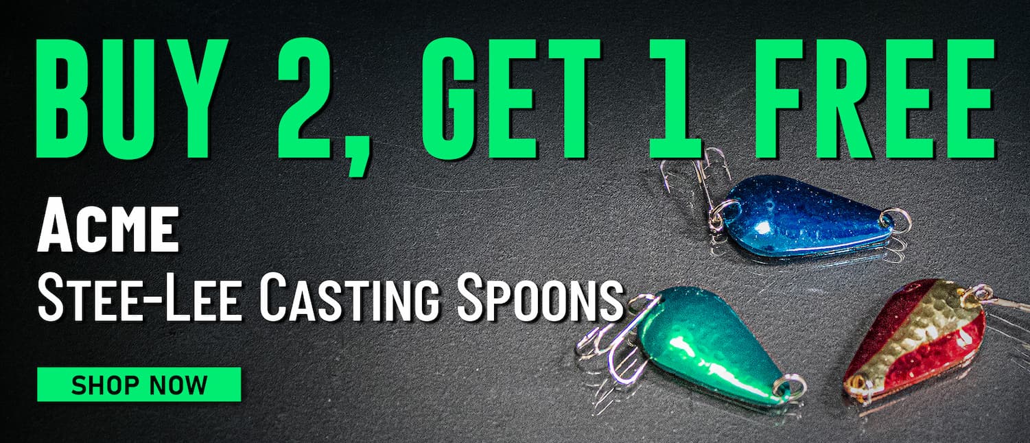 Buy 2, Get 1 Free Acme Stee-Lee Casting Spoons Shop Now
