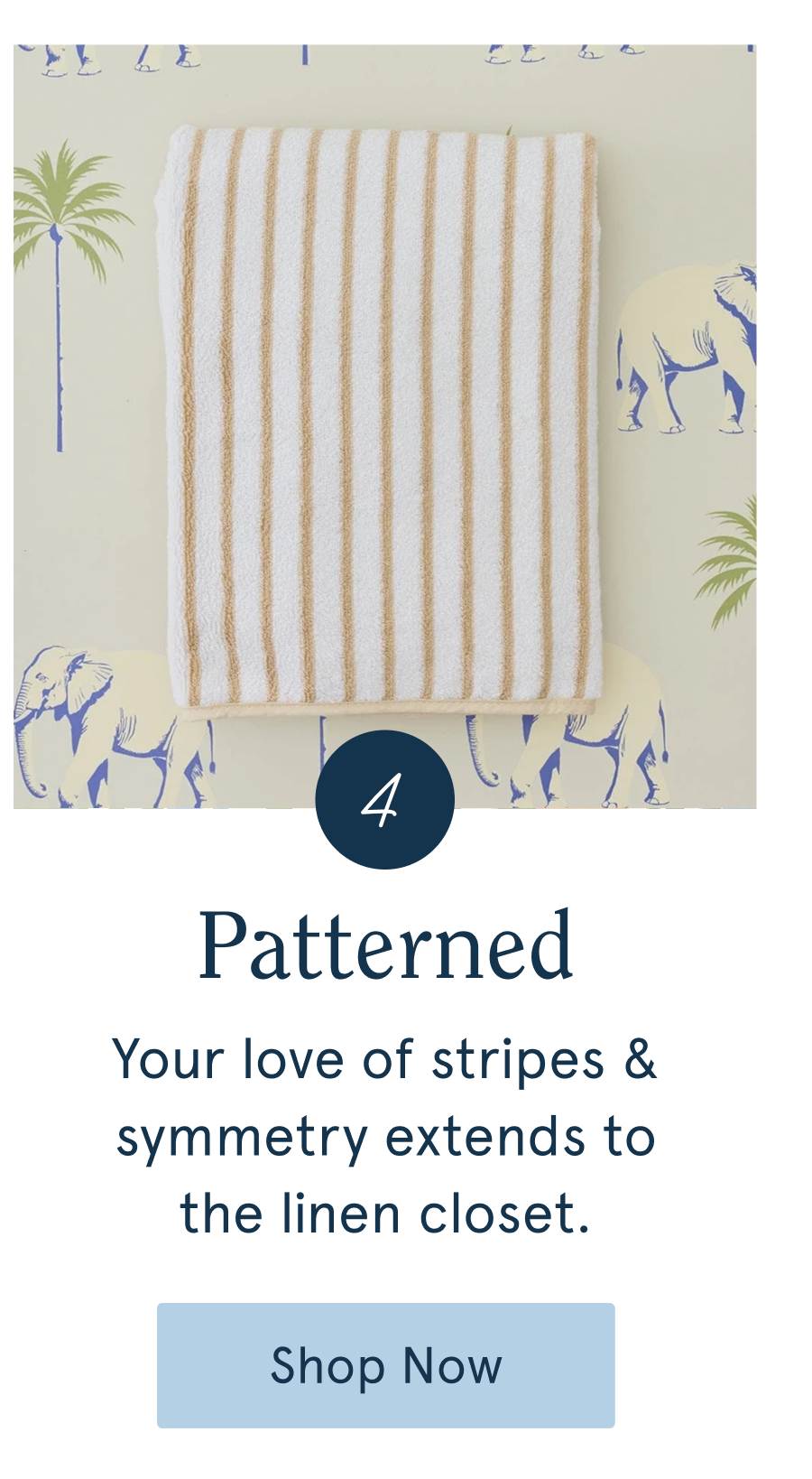 patterened