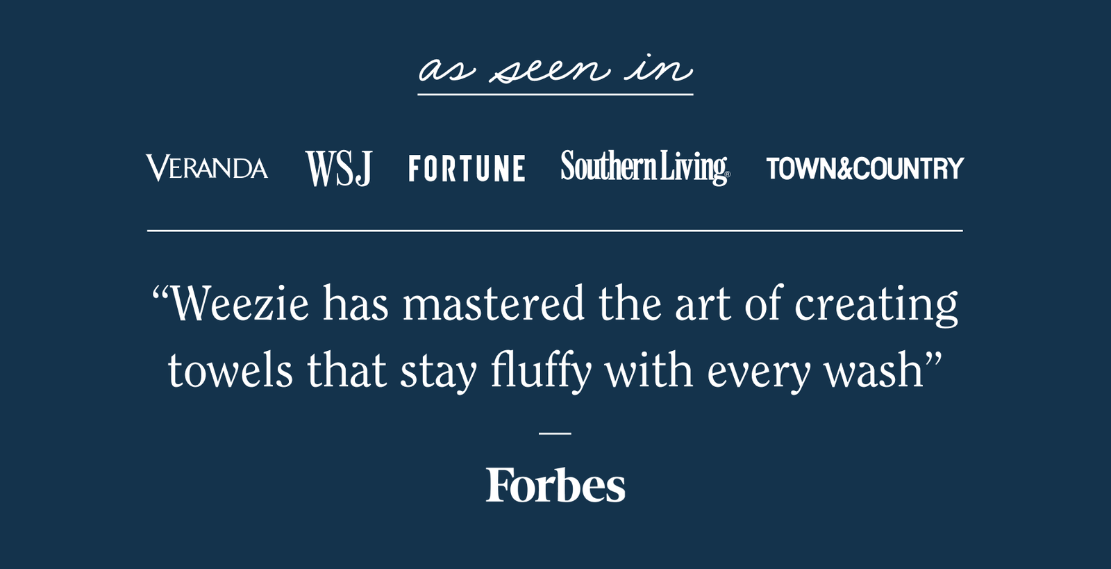 as seen in