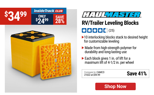 HAUL-MASTER RV/Trailer Leveling Blocks