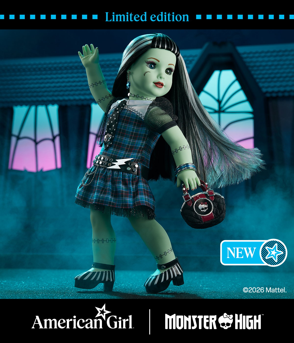 Limited Edition. American Ghoul. The limited edition Frankie Stein doll is a delightful fright! get yours now.