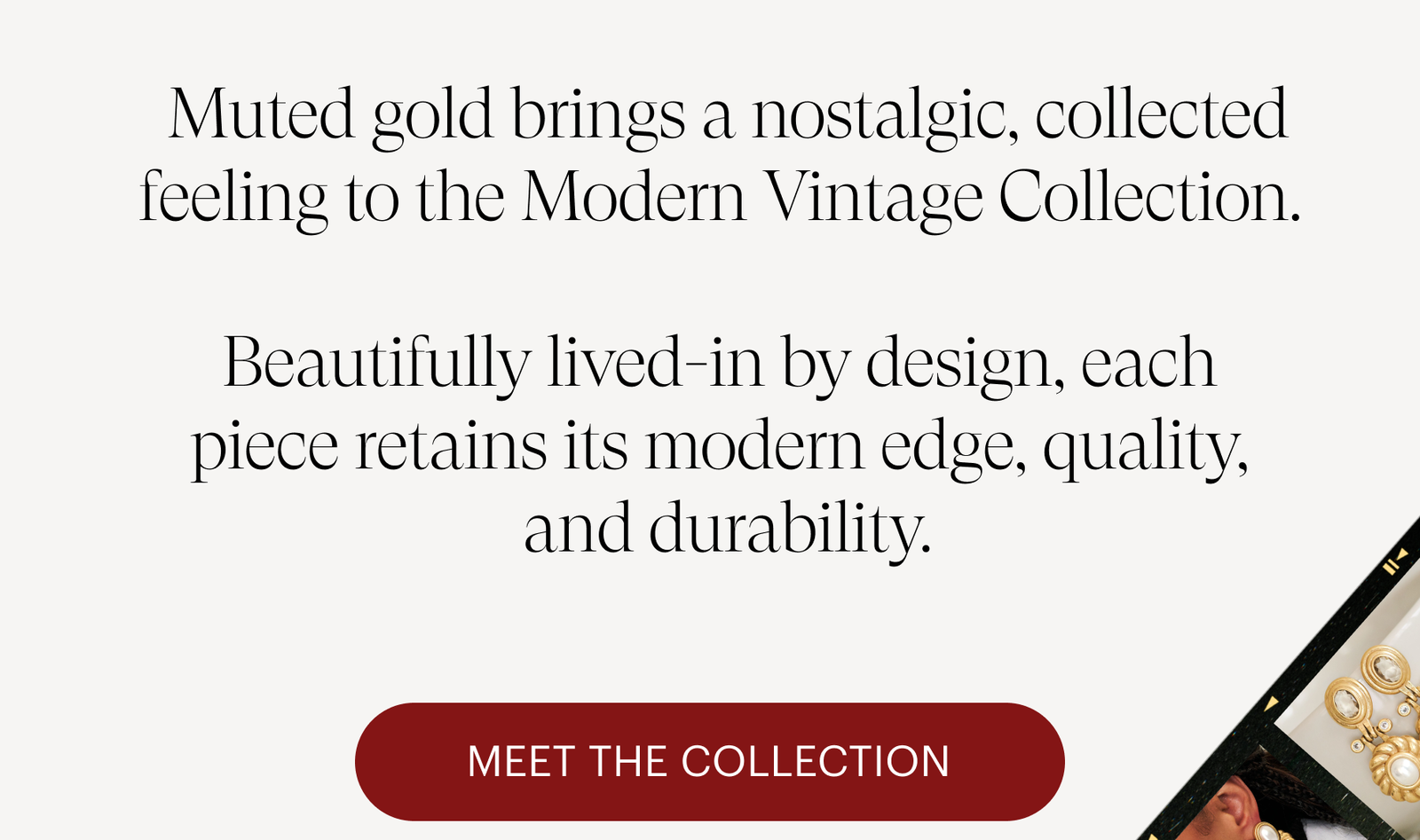 Modern Vintage: Meet the Collection