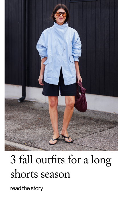 3 Fall Outfits for a Long Shorts Season  