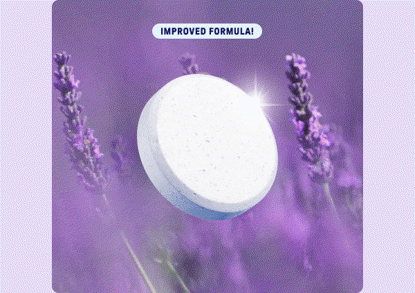 Try our Laundry Detergent Tablets in new Lavender Sage!