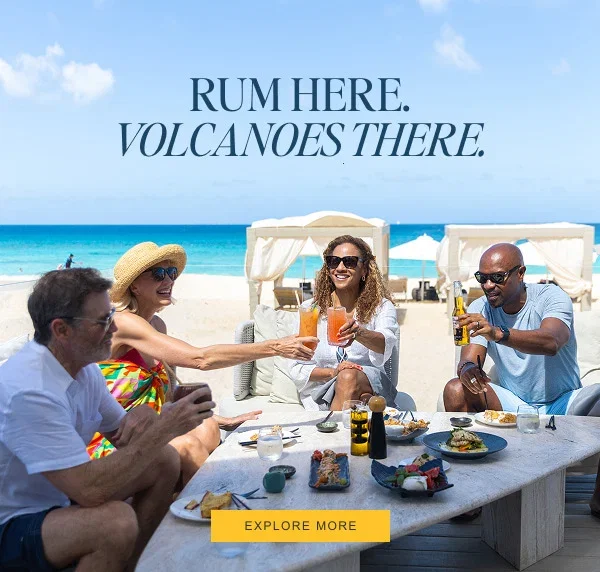 Rum Here. Volcanoes There