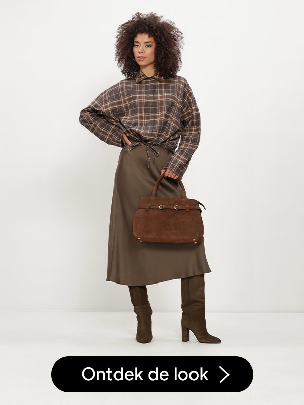 Dames bruine Drykorn blouse