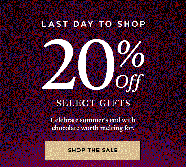LAST DAY TO SHOP