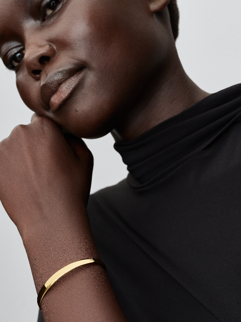 Engravable Open Bangle
