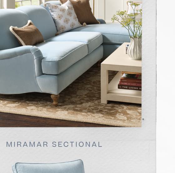 Miramar English Roll Arm Sectional
