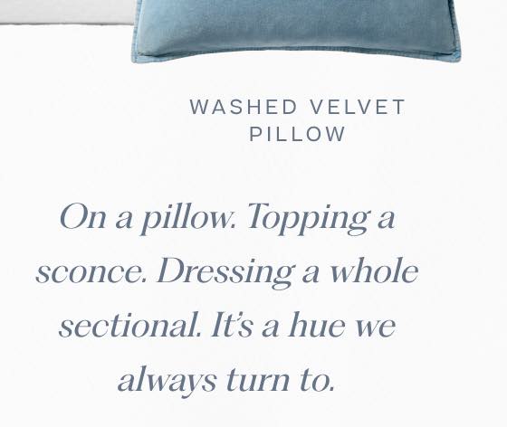 Washed Velvet Pillow Cover