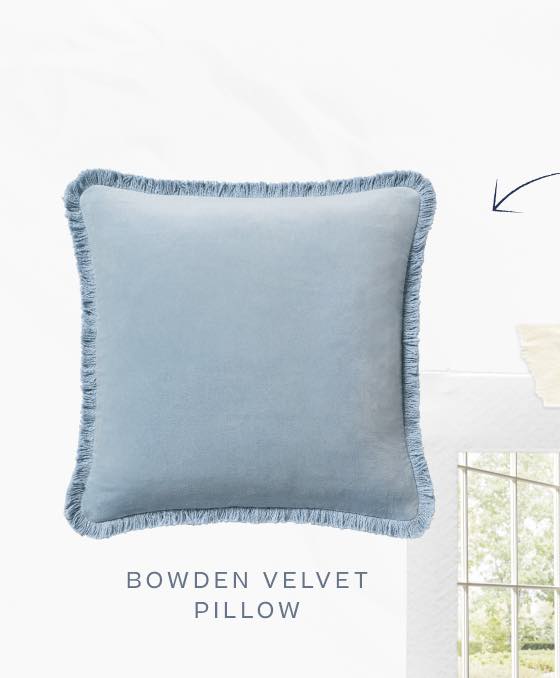 Bowden Velvet Pillow Cover