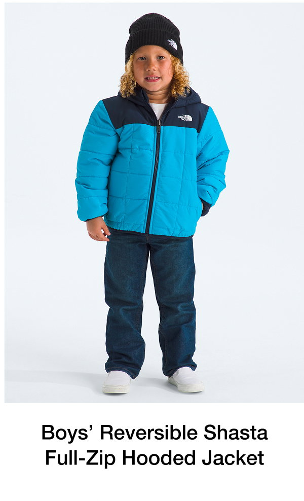 Boys' Reversible Shasta Full-Zip Hooded Jacket