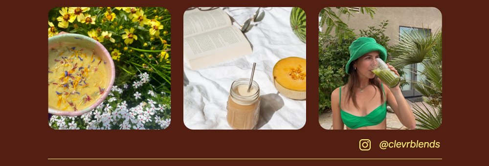 Follow us on Instgram @clevrblends