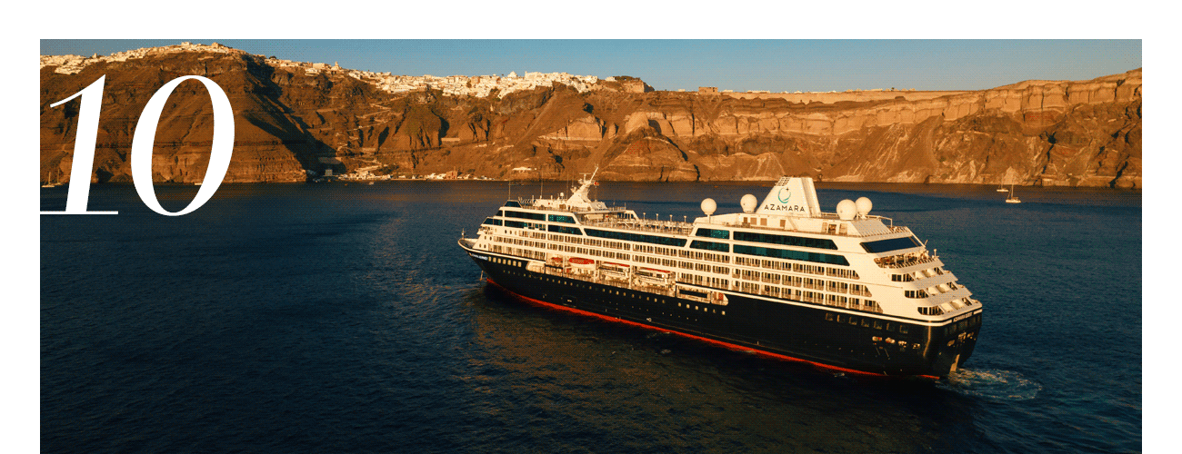10. Azamara Cruises
