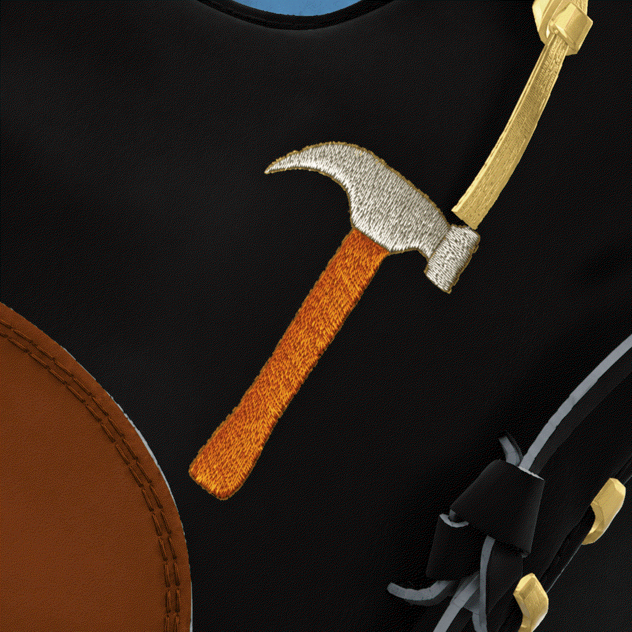 Custom Glove Gif - Hammer, Bass, Cross
