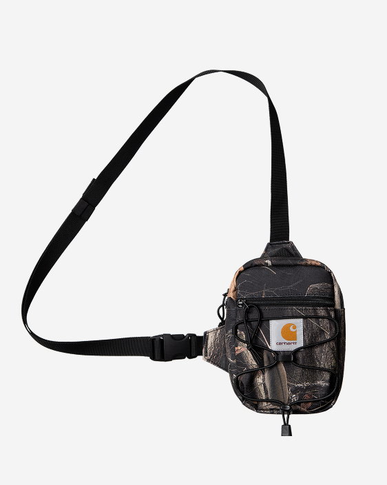 Carhartt WIP Kickflip Shoulder Bag | Black Camo Feather Tree