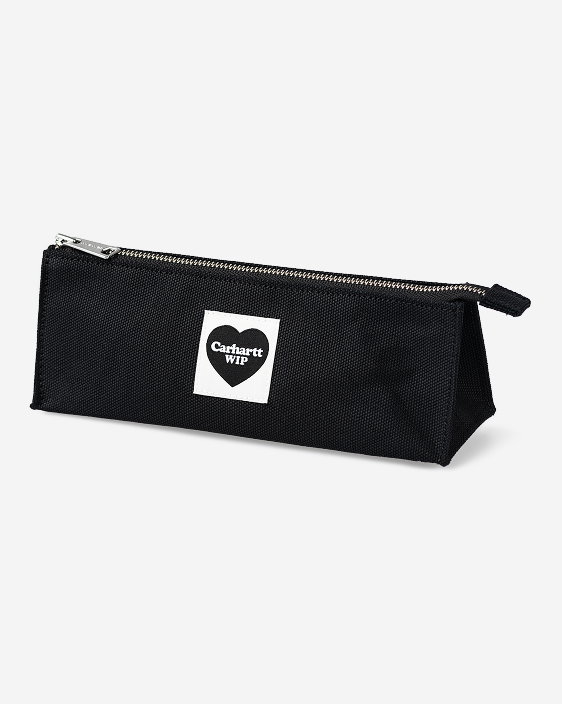 Carhartt WIP Heart Pencil Case | Black