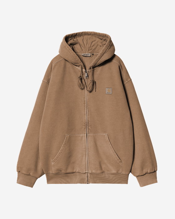 Carhartt WIP Hooded Vista Sweat Jacket | Wip Hamilton Brown (Garment Dyed)