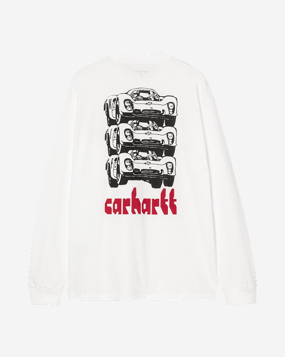 Carhartt WIP Long Sleeve Framework T-Shirt | White