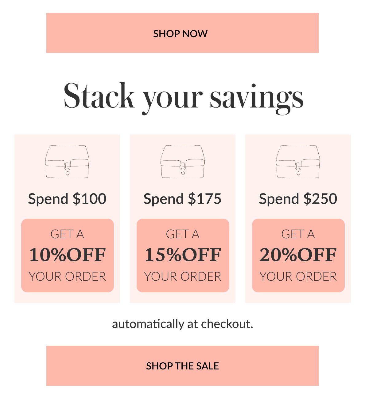 Stack your savings