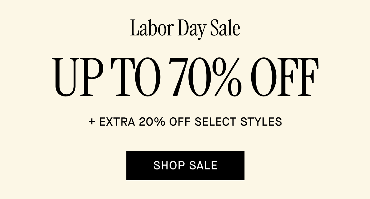 Labor Day Sale