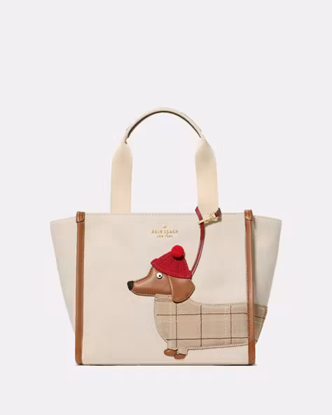Kip Charlie Dachshund Small Tote Bag