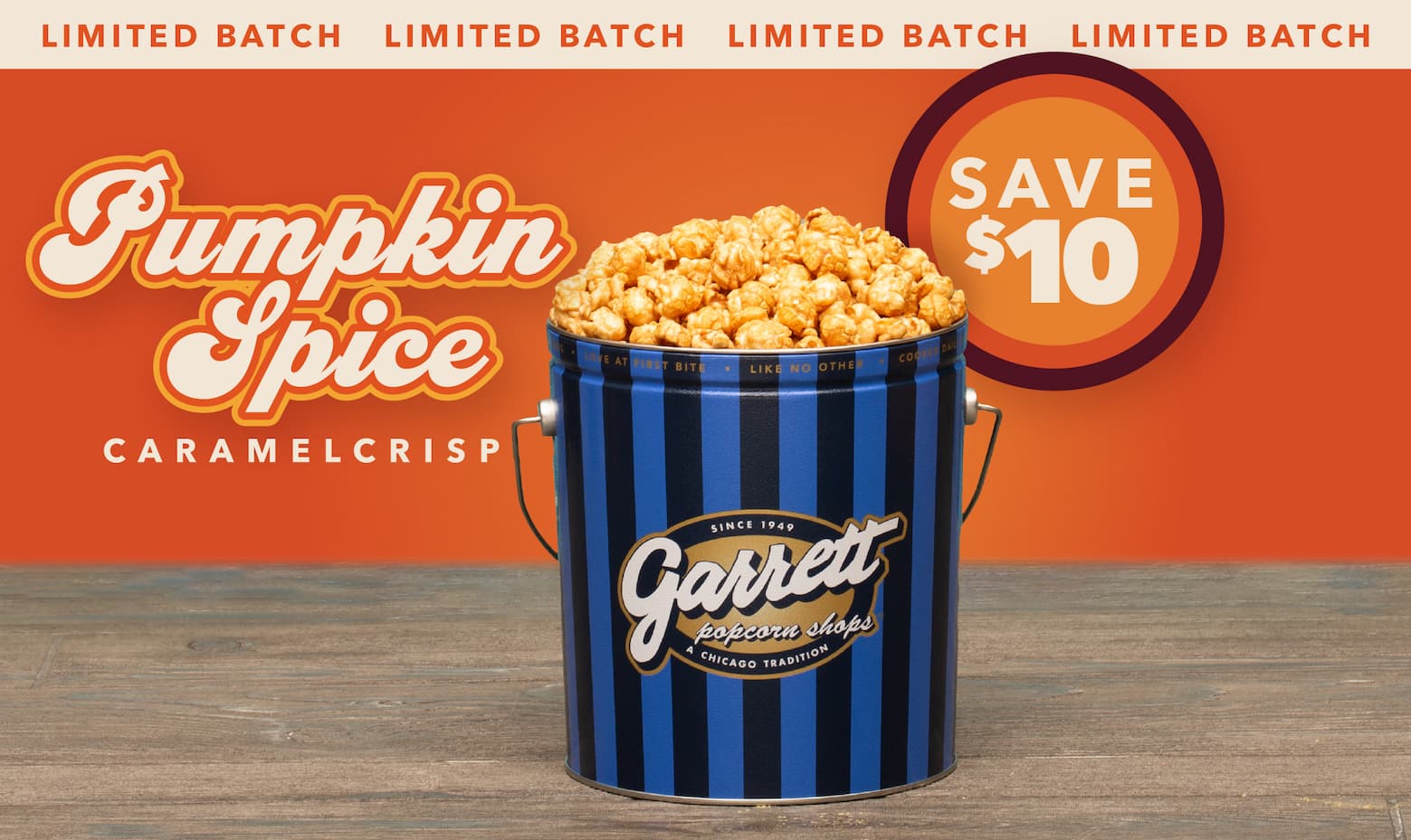 limited batch Pumpkin spice caramelcrisp save $10