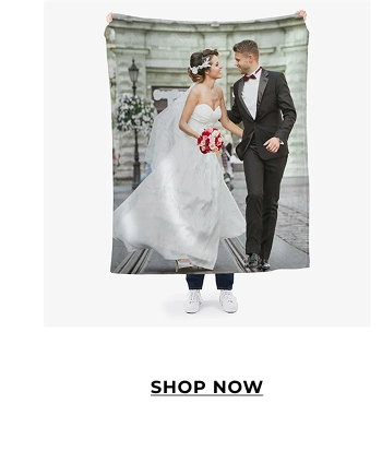 Picture It! Wedding Personalized 50x60 Plush Fleece Blanket