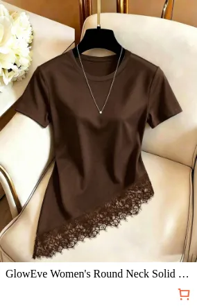 GlowEve Women s Round Neck Solid...