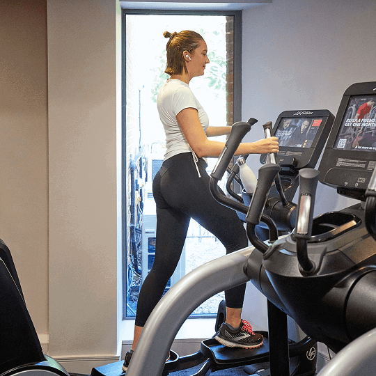 Woman doing a workout