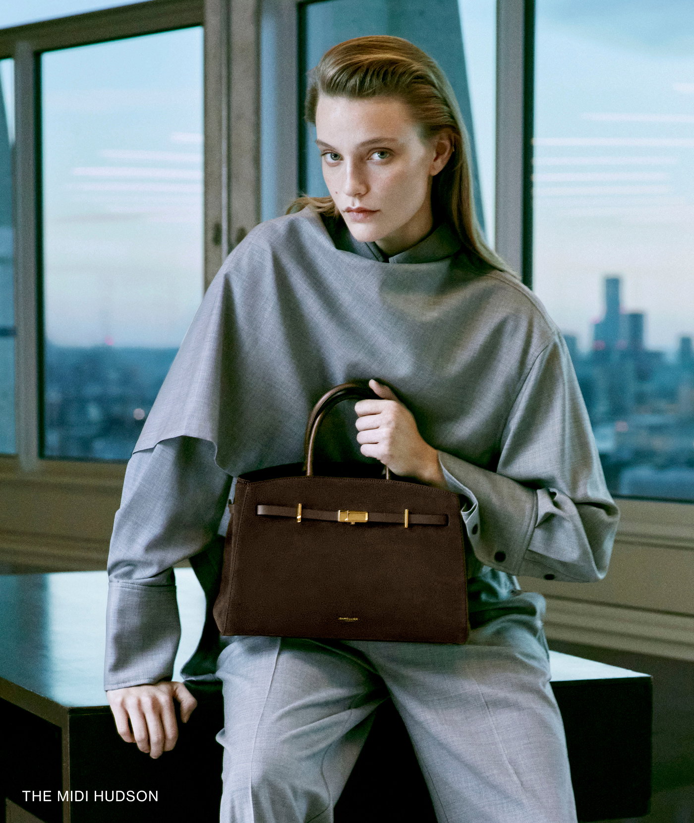 the midi hudson mocha suede