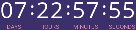 The Countdown Clock - End Date 9 September 2026 | End Time 18:00 ICT