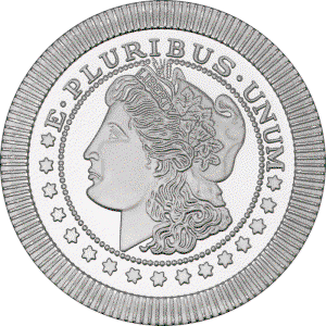 ON SALE: 1 oz SilverTowne Morgan Stackable Silver Round (New)