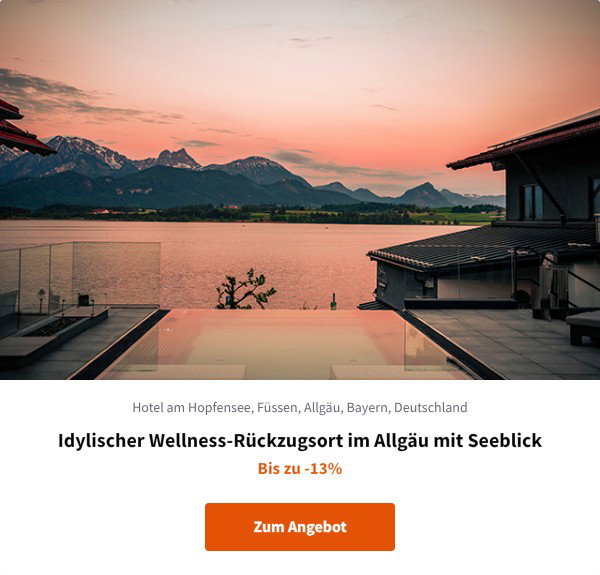 Idylischer Wellness-Rückzugsort im Allgäu mit Seeblick