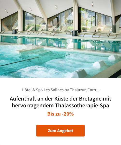 Aufenthalt an der Küste der Bretagne mit hervorragendem Thalassotherapie-Spa