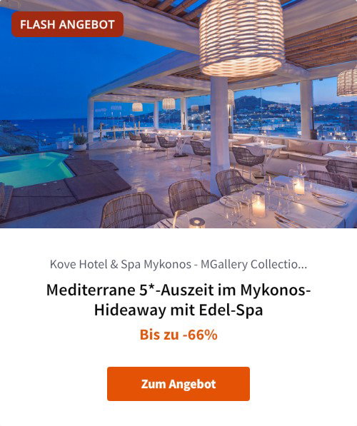 Mediterrane 5*-Auszeit im Mykonos-Hideaway mit Edel-Spa