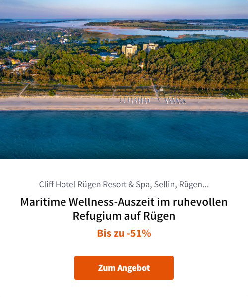 Maritime Wellness-Auszeit im ruhevollen Refugium auf Rügen