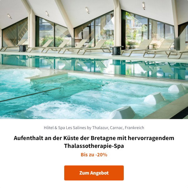 Aufenthalt an der Küste der Bretagne mit hervorragendem Thalassotherapie-Spa