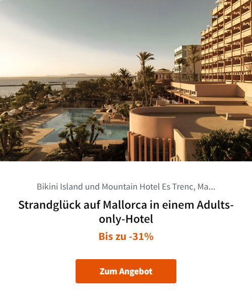 Strandglück auf Mallorca in einem Adults-only-Hotel