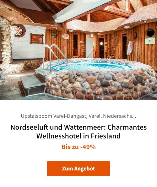 Nordseeluft und Wattenmeer: Charmantes Wellnesshotel in Friesland