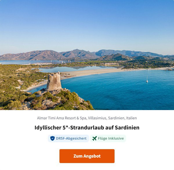 Idyllischer 5*-Strandurlaub auf Sardinien